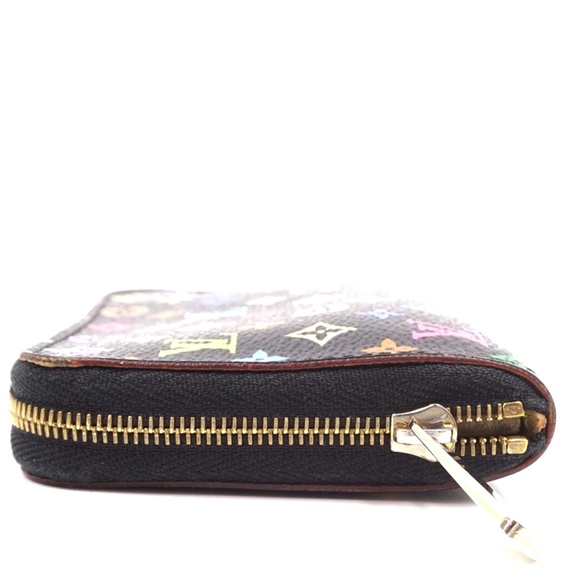 Monogram Square Zip Around Card Holder Case Wallet - Picture 6 of 12